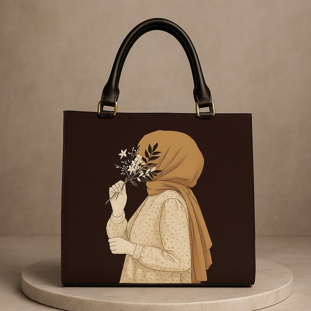 Hijab Girl Canvas Tote Bags