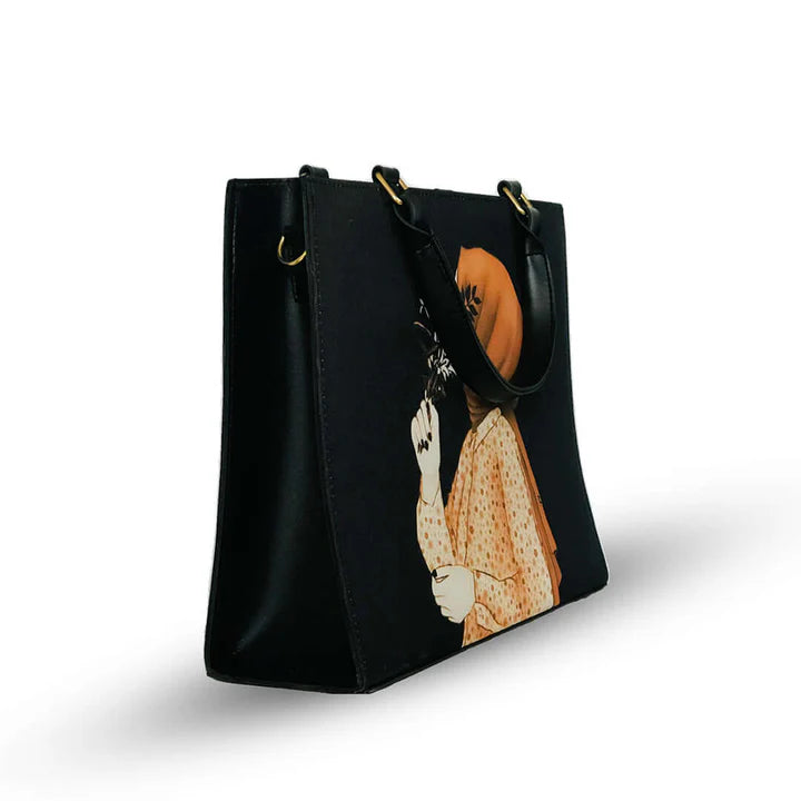 Hijab Girl Canvas Tote Bags
