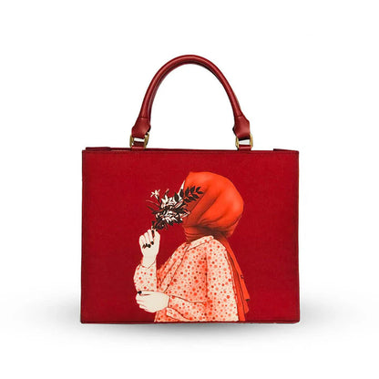 Hijab Girl Canvas Tote Bags