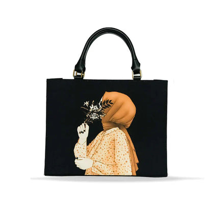 Hijab Girl Canvas Tote Bags
