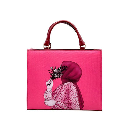 Hijab Girl Canvas Tote Bags